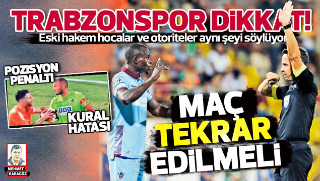Trabzonspor dikkat!