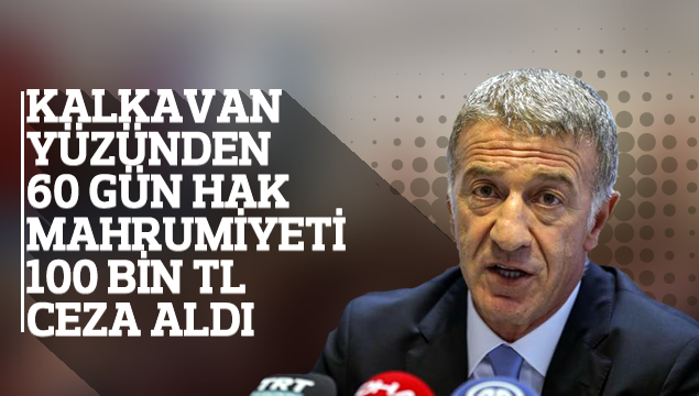 Ahmet Ağaoğlu'na PFDK'dan ceza