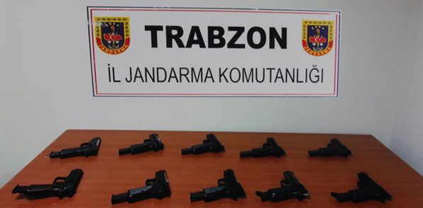 Trabzon'da tabanca operasyonu