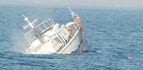 Samsun'da bot batırıldı