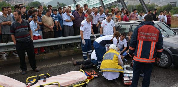Trabzon'da kaza: 2 Ölü!