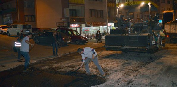 İnönü'de asfalt çalışmaları