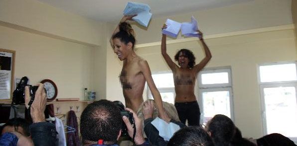 FEMEN'den seçim eylemi