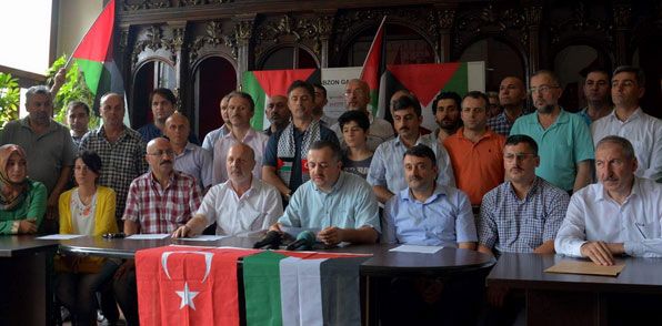 Trabzon'dan İsrail'e kınama