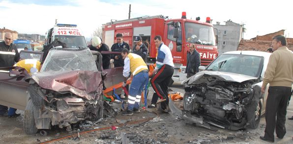 Samsun'da feci kaza:  7 Yaralı!