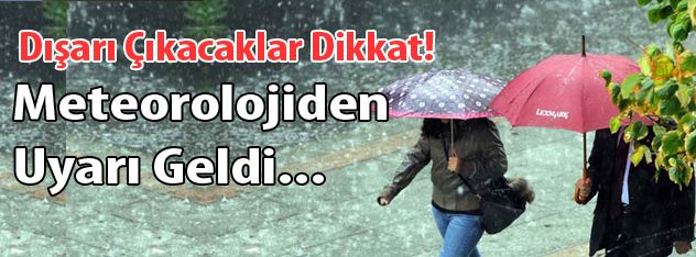 Türkiye'nin büyük bölümünde yağış var