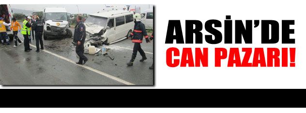 Arsin'de kaza: 6 Yaralı!