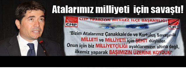 Atalarımız milliyeti  için savaştı