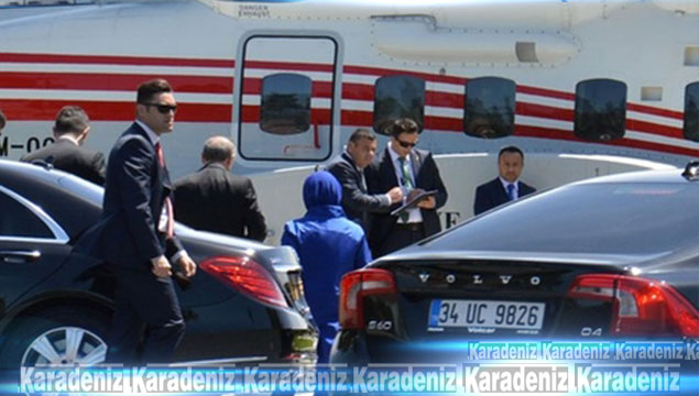 Erdoğan düğüne helikopterle geldi