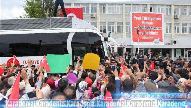 Cumhurbaşkanı Erdoğan’a sevgi seli