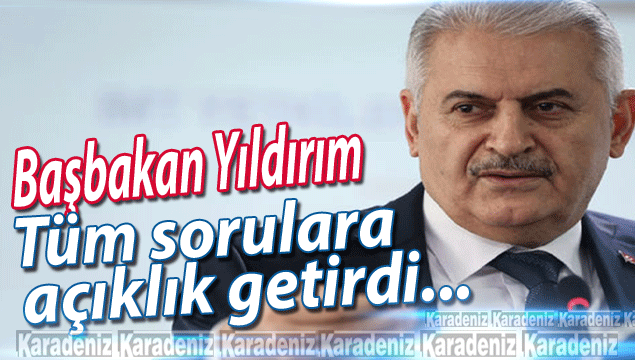 Başbakan Yıldırım: “3 bin 718 asker tutuklandı”