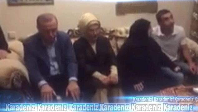 Erdoğan şehit evinde Kur’an-ı Kerim okudu