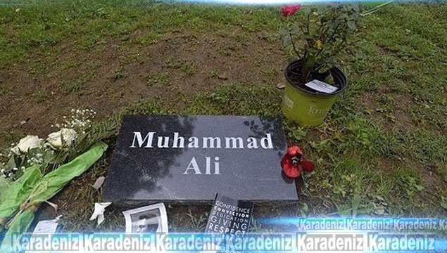 Muhammed Ali'nin mütevazi mezarı!