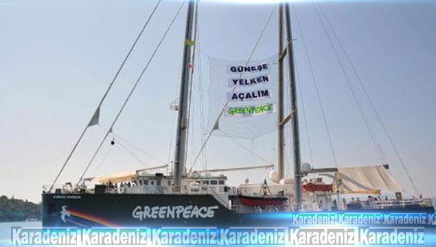 Greenpeace'nin efsane gemisi Seferihisar'da