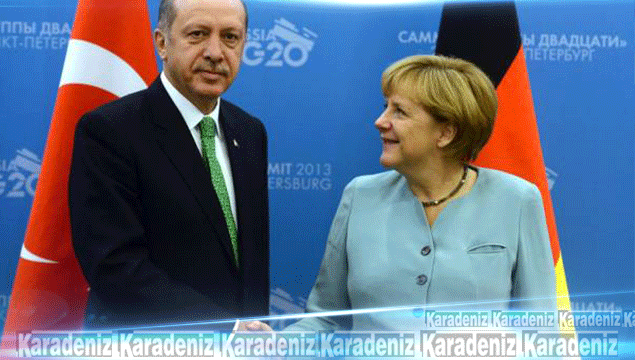 Cumhurbaşkanı, Merkel'le görüştü