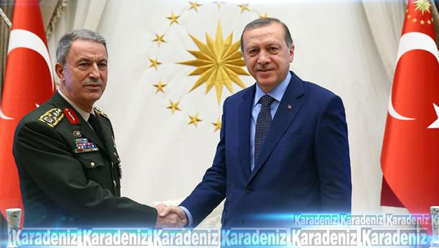 Erdoğan Orgeneral Akar’ı kabul etti