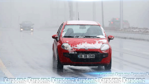 Ankara için kar yağışı uyarısı