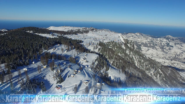 Trabzon'da karla mücadele 