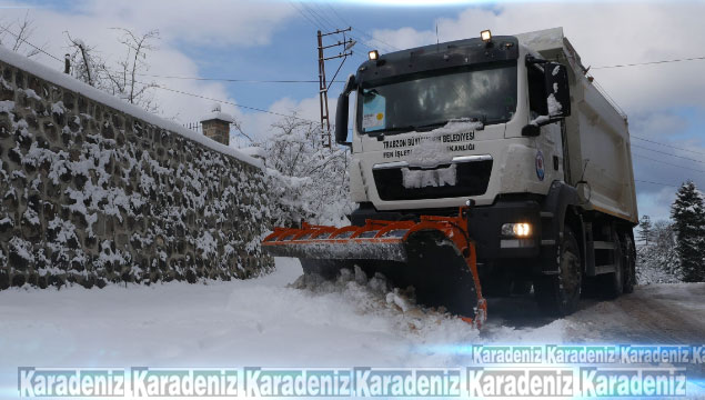 Trabzon’da kar seferberliği