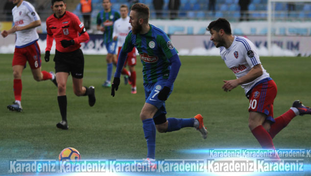 Çaykur Rizespor-Kardemir Karabük maçından kareler