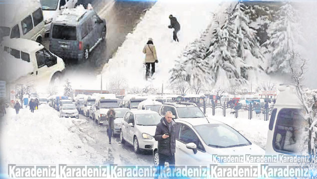 Trabzon’da hayat felç