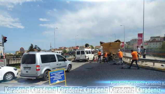 Trabzon’da yollar bakıma alınıyor