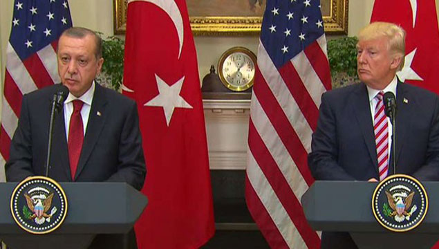 Erdoğan ve Trump'tan ortak basın toplantısı