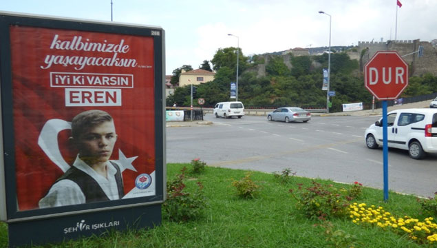 “İyi ki varsın Eren” Trabzon’da her yerde