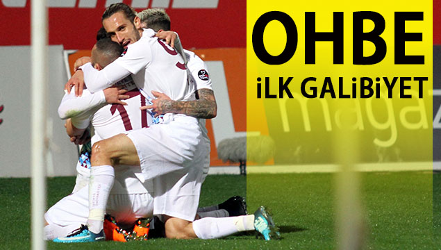 Trabzonspor ilk galibiyetini aldı!