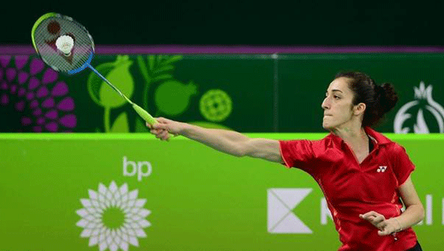 Badminton'da elendik