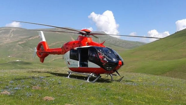 Helikopter ambulans kaç kez havalandı?