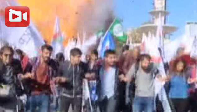 Ankara'daki patlama anı
