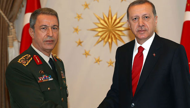 Erdoğan, Hulusi Akar'ı kabul etti