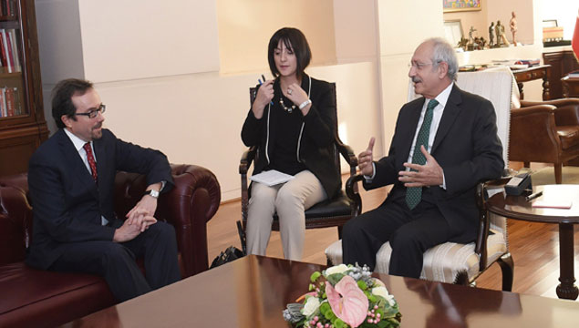 Kılıçdaroğlu ABD Büyükelçisiyle görüştü