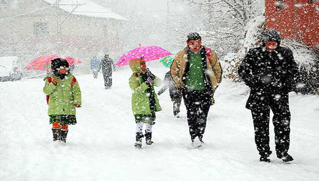 Trabzon'da kar tatili