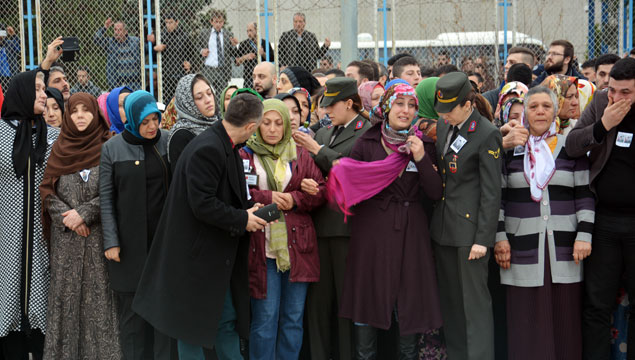 Trabzon şehidini uğurladı