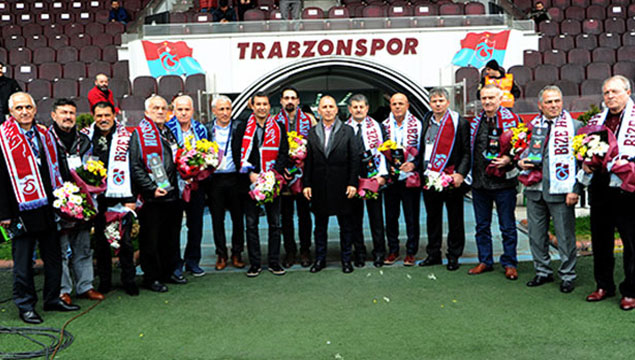Trabzonspor'dan efsanelere plaket