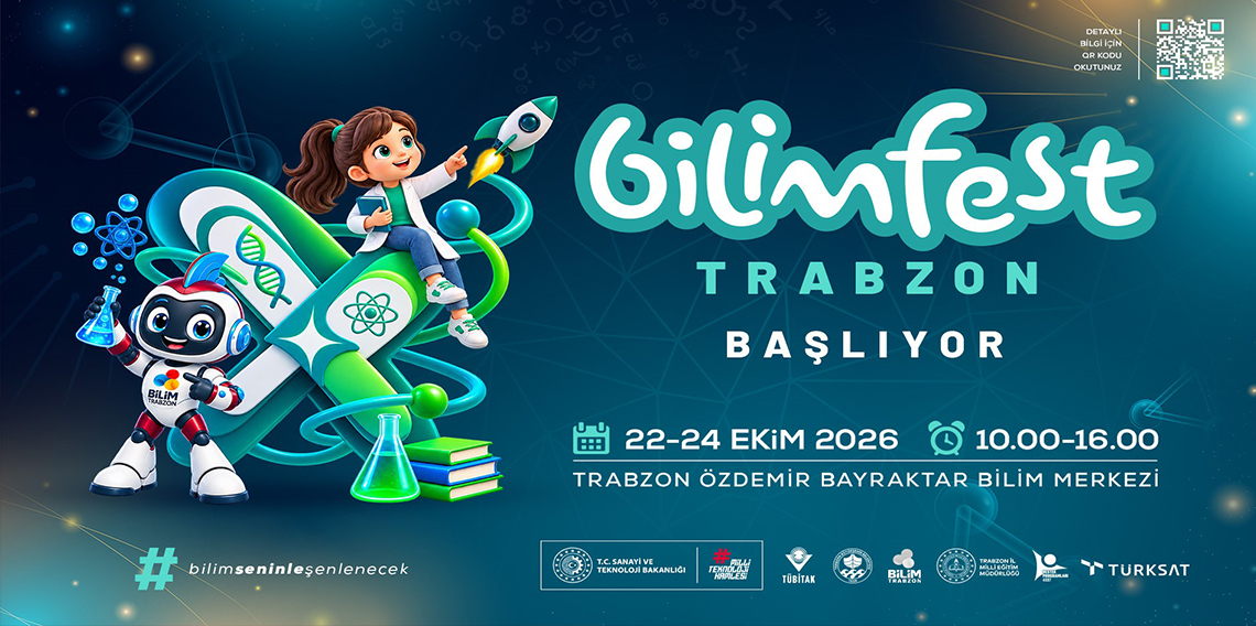 TRABZON BÜYÜKŞEHİR BİLİMFEST İLANI
