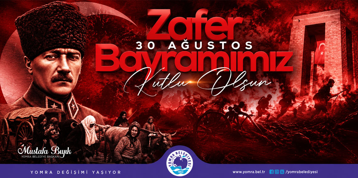 YOMRA BELEDİYESİ 30 AĞUSTOS ZAFER BAYRAMI İLANI