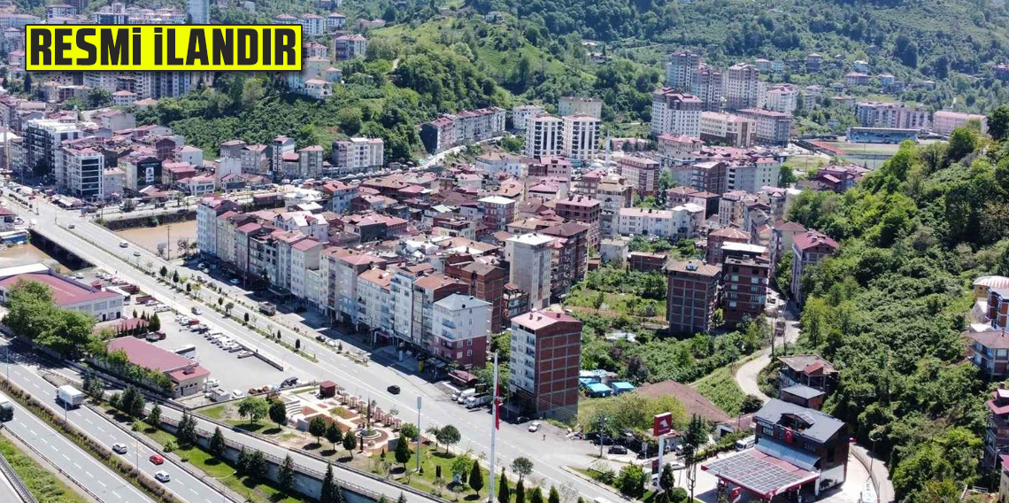 TRABZON / SÜRMENE BELEDİYE BAŞKANLIĞI TAŞINMAZ MAL SATIŞ İLANI