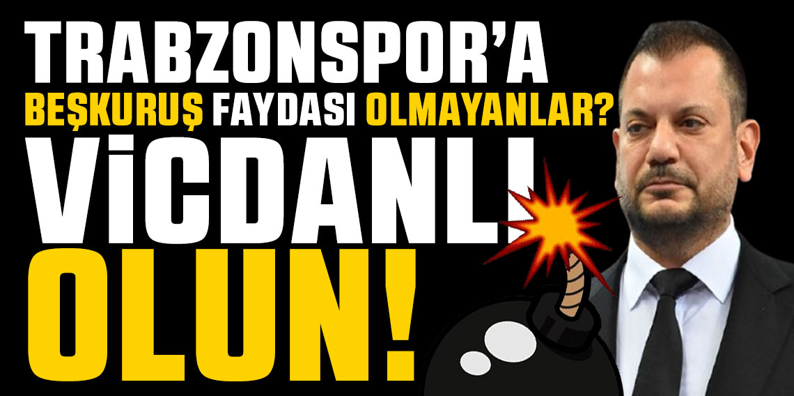 Beş kuruş faydası olmayanlar! VİCDANLI OLUN!