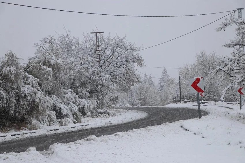 KAYSERİ'DE KAR YAĞIŞI