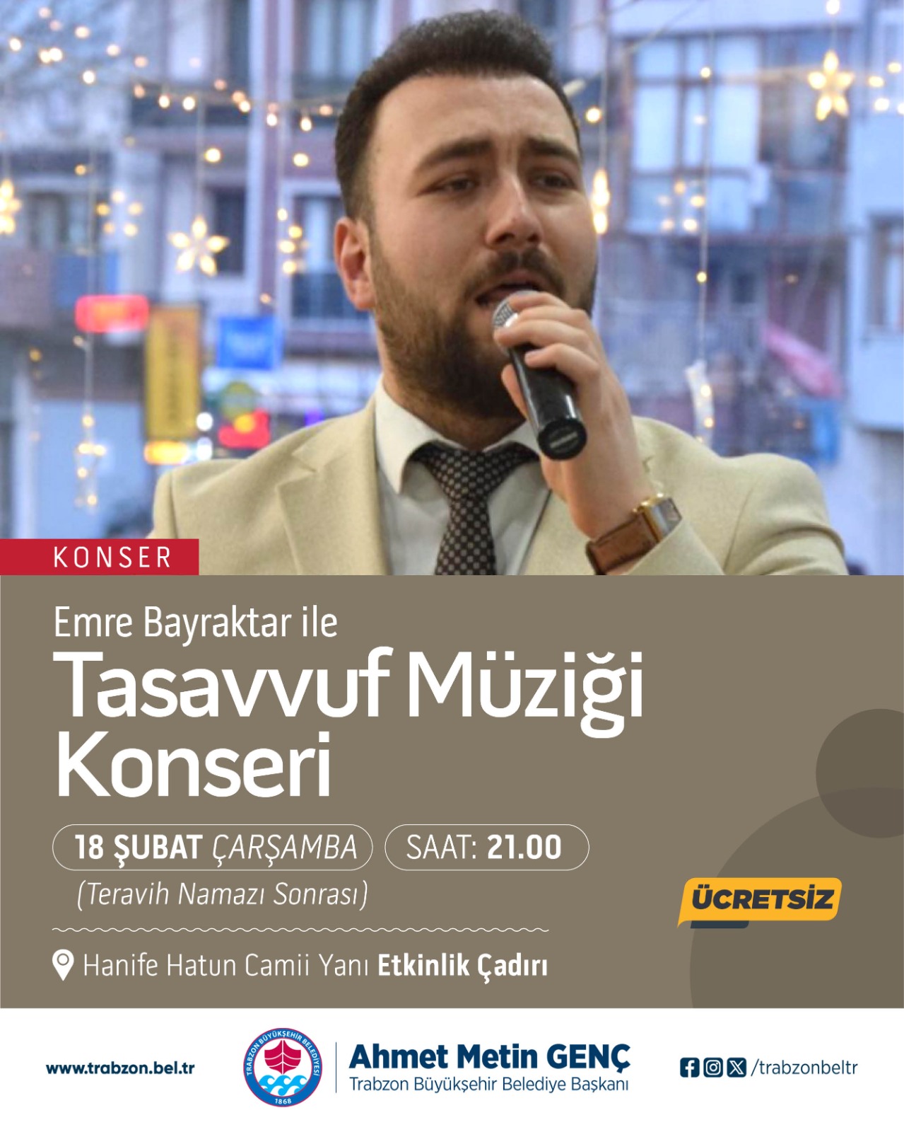 BAŞKAN GENÇ KONUK OLACAK