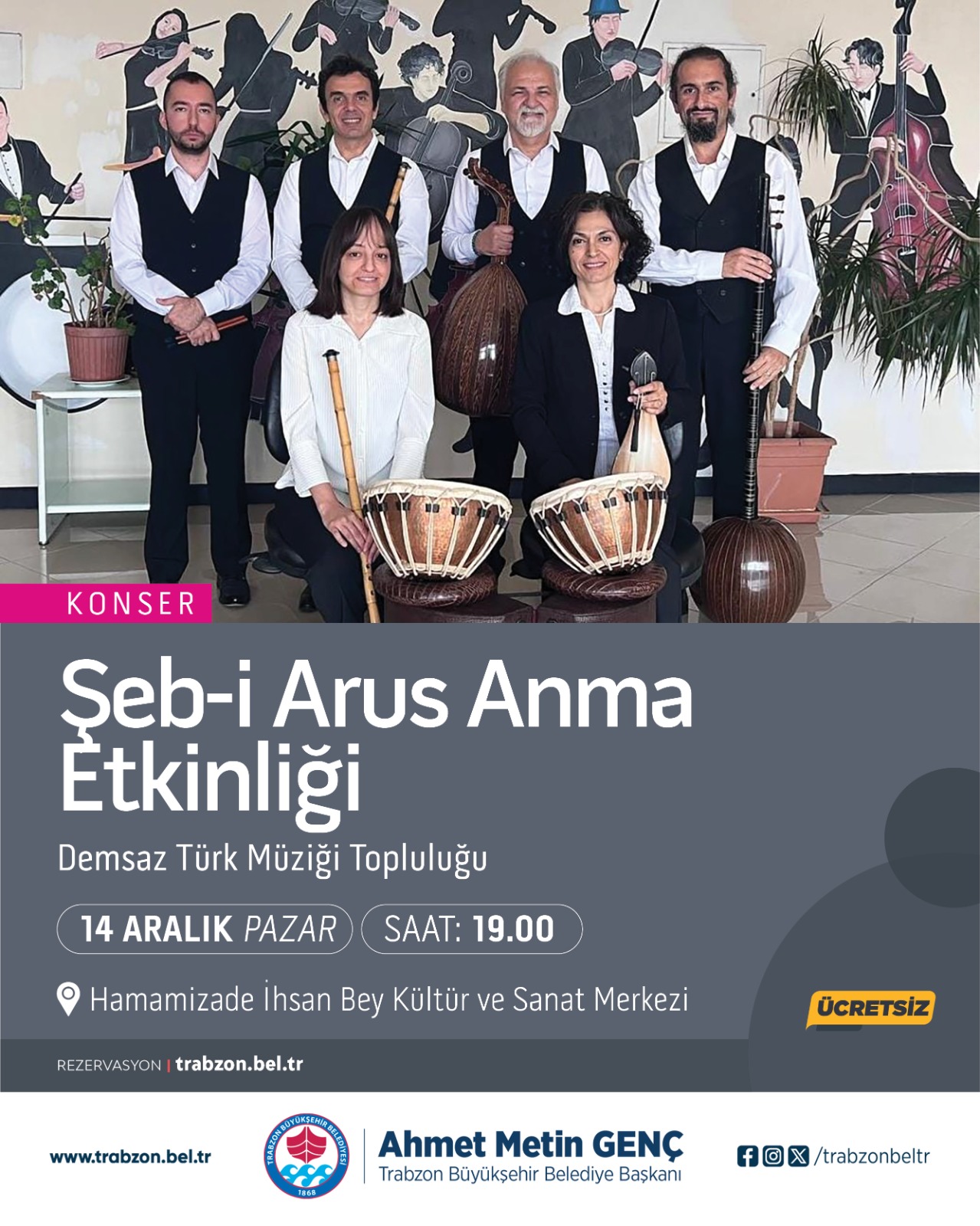 MÜZİK ZİYAFETİ SUNULACAK