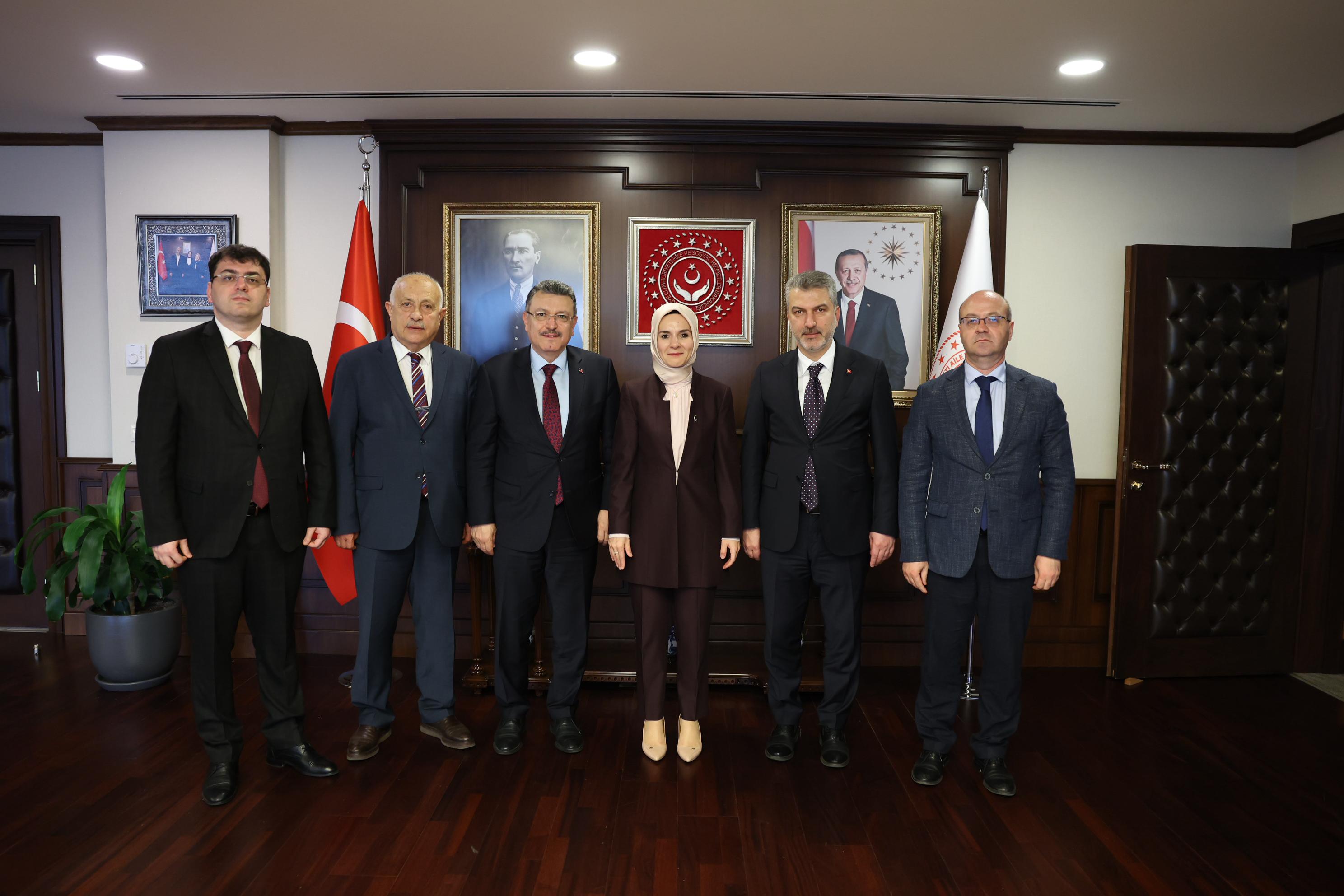 BAKANLARA TEŞEKKÜR