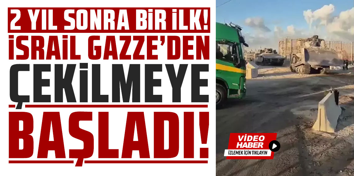 Ateşkesin ardından İsrail ordusu Gazze'den çekilmeye başladı