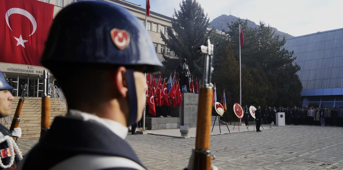 Atatürk, vefatının 86. Yılında Gümüşhane'de anıldı