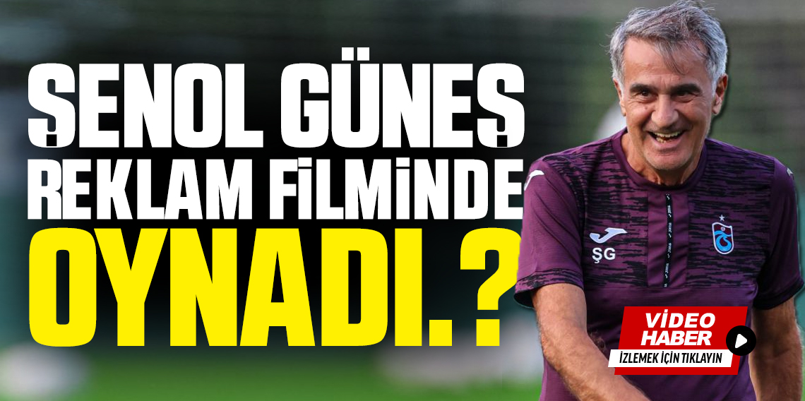 Şenol Güneş ve Futbolcular Reklam Filmi İçin Kamera Karşısında