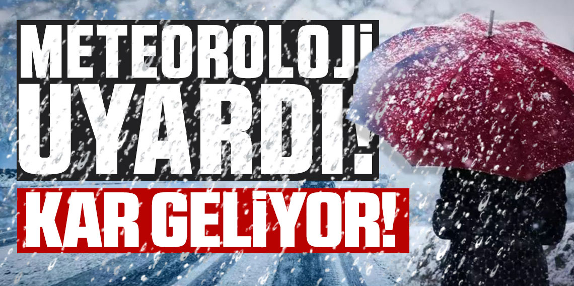 Meteoroloji alarm verdi! Samsun'a Kar geliyor!