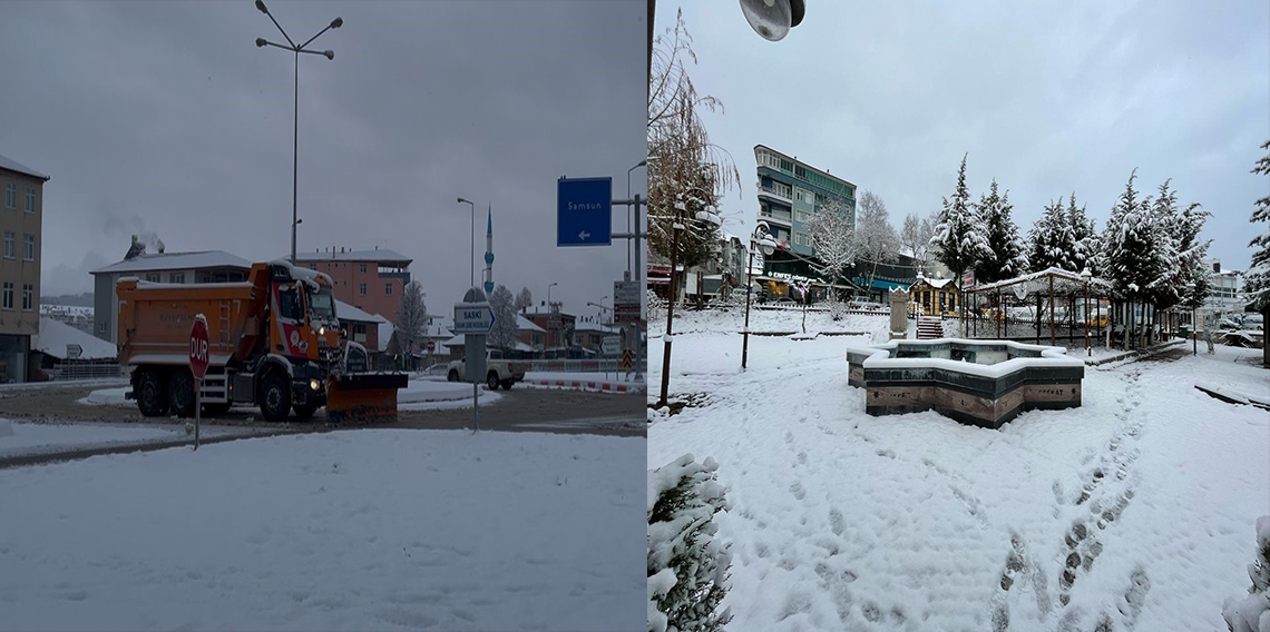 Samsun’da kuvvetli kar yağışı uyarısı